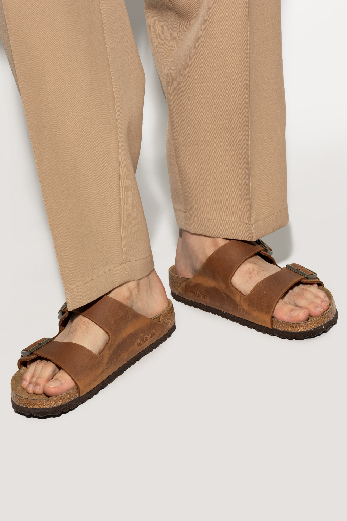 サンダル BIRKENSTOCK SLIPPER (1028212 CORKBROWN) Arizona Birko-Flor Athletic Cork Brown | BIRKENSTOCK